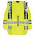 S368 ANSI 207 PSV Hi-Viz Lime Breakaway Knit Tricot Vest w/ Zipper (M - L)